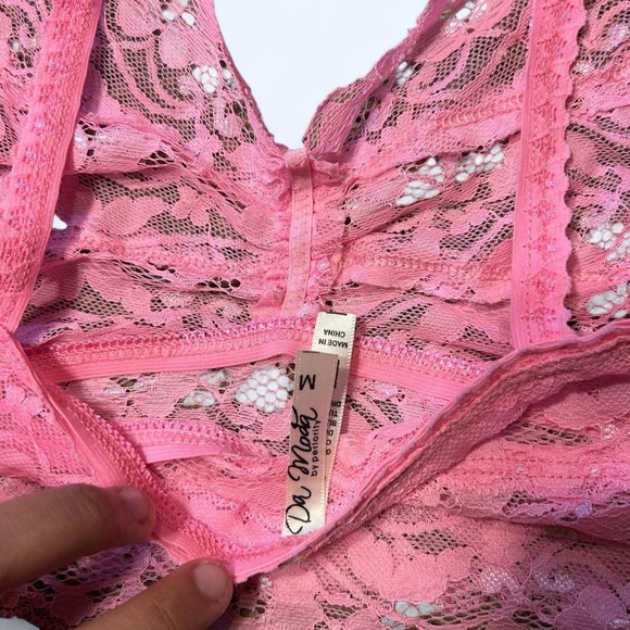 Y2K Fairy Pink Lace Top by Da Moda! - Picture 4 of 4